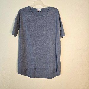 LuLaRoe Relaxed "Irma" Oversized Short Sleeve Shirt Womens Small